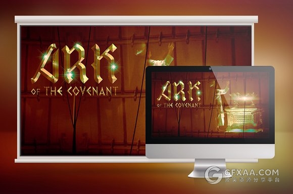 圣人方舟幻灯片模板PSD+JPG格式 - 顶尖PPT