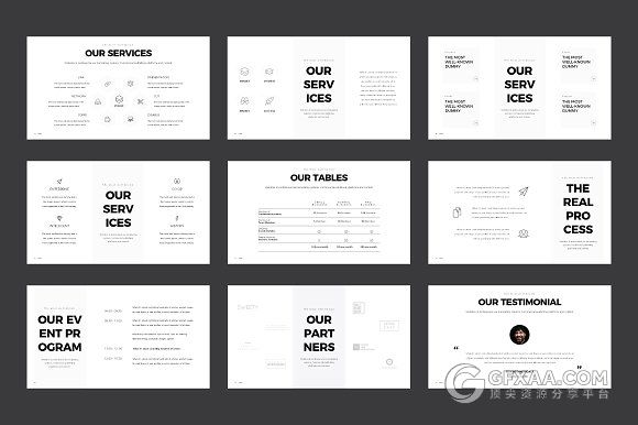 80页简约商务多用途风格keynote模板 - 顶尖PPT