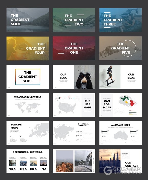 80页简约商务多用途风格keynote模板 - 顶尖PPT