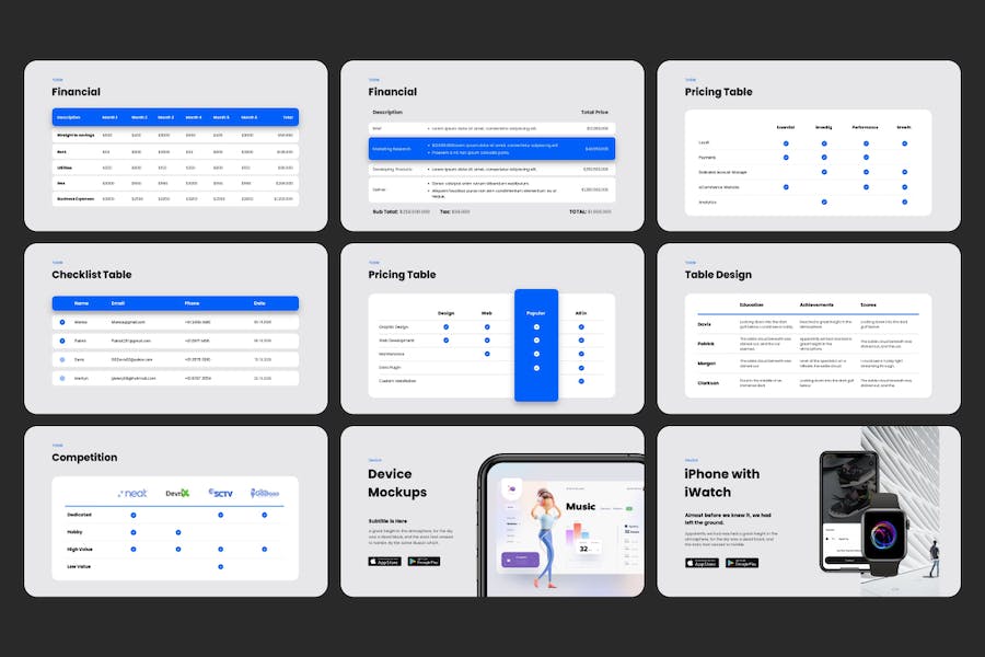 创意微立体商业商务通用keynote模板 - 顶尖PPT