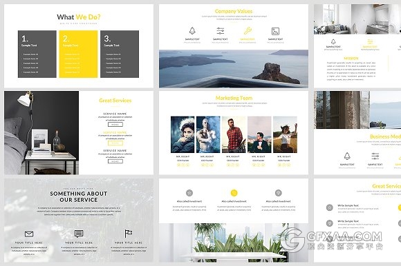 92页公司团队介绍总结报告多用途PPT模板 - 顶尖PPT