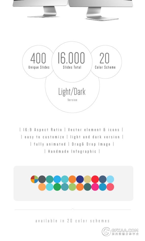 20种配色主题400页企业商务顶尖keynote模板 - 顶尖PPT