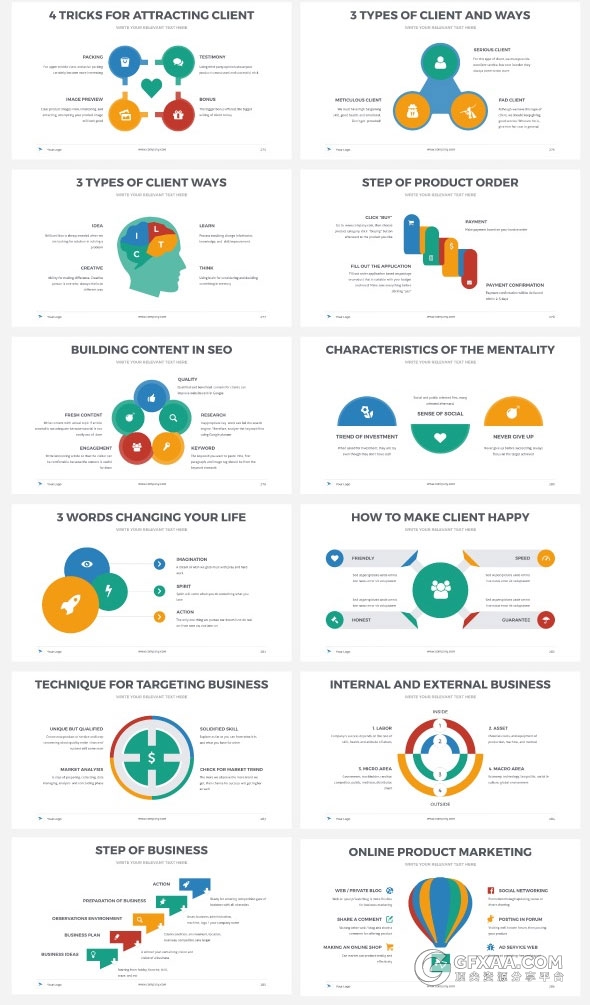 20种配色主题400页企业商务顶尖keynote模板 - 顶尖PPT