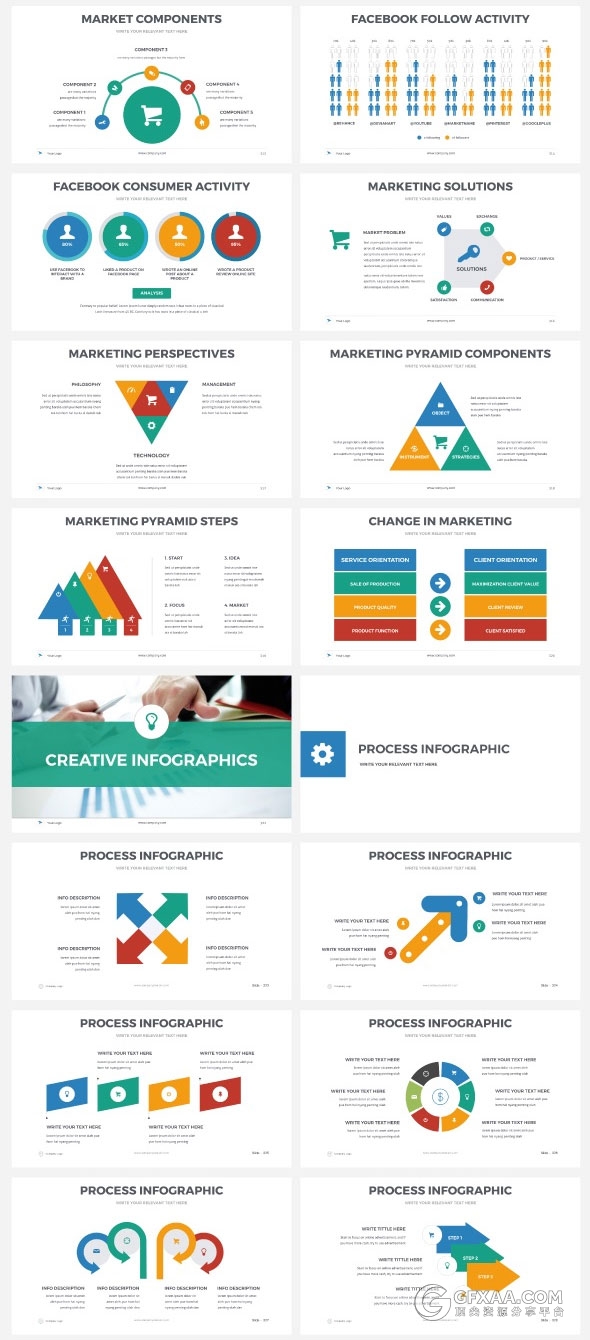 20种配色主题400页企业商务顶尖keynote模板 - 顶尖PPT
