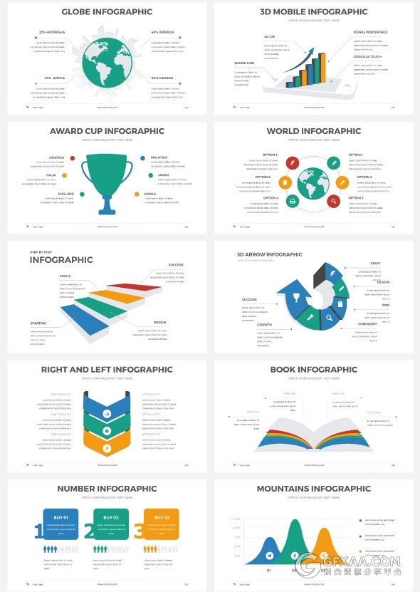 20种配色主题400页企业商务顶尖keynote模板 - 顶尖PPT