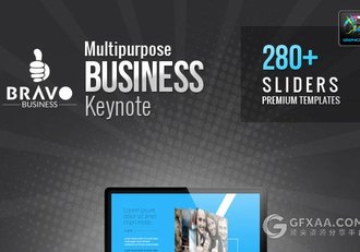 280页商务报告计划多用途顶尖keynote模板 - 顶尖PPT