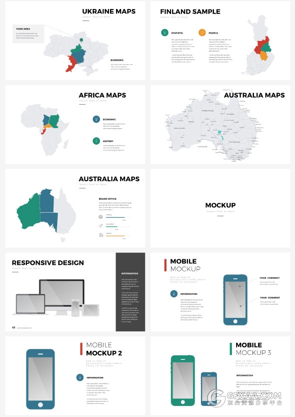 21种配色主题8000多页商务多用途顶尖PPT模板 - 顶尖PPT