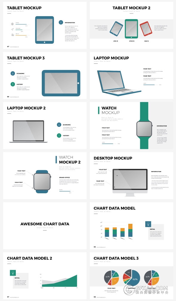 21种配色主题8000多页商务多用途顶尖PPT模板 - 顶尖PPT