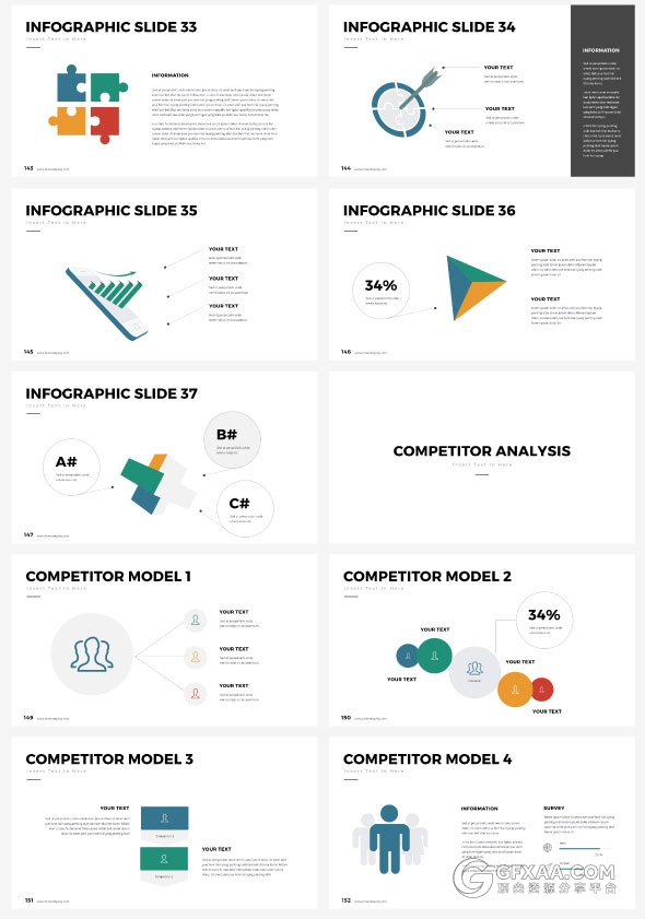 21种配色主题8000多页商务多用途顶尖PPT模板 - 顶尖PPT