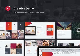 70多页精美渐变设计多用途顶尖PPT模板 - 顶尖PPT