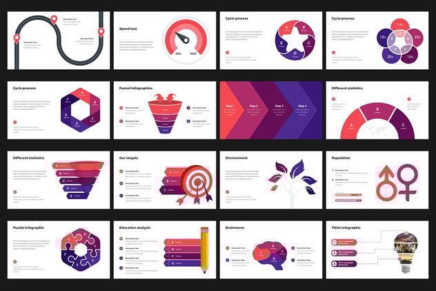 公司介绍商务图形设计通用PPT动画模板 - 顶尖PPT