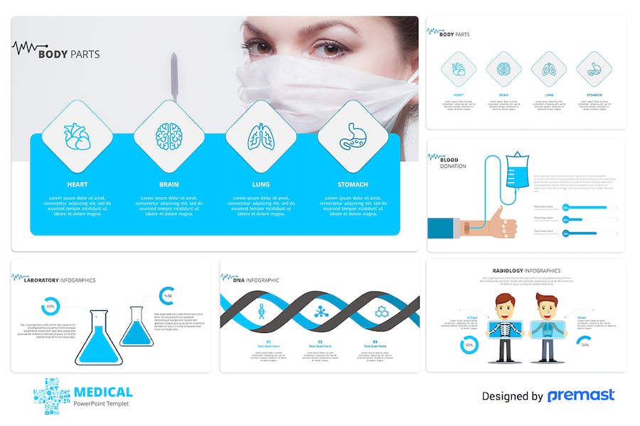医疗主题演示文稿专业PPT模板 - 顶尖PPT