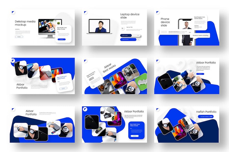 微立体商务风格数据分析项目报告总结汇报keynote模板 - 顶尖PPT