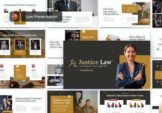 法律司法知识教育宣传PPT模板 - 顶尖PPT