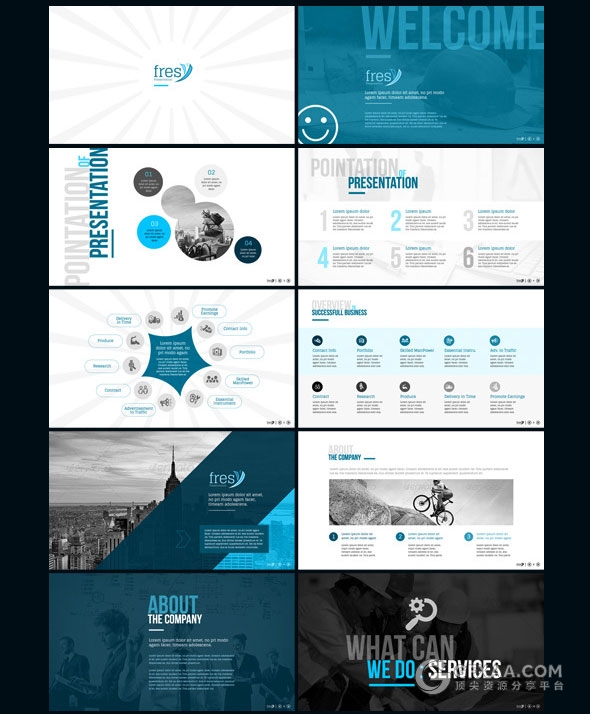 85页高端商务团队通用keynote模板 - 顶尖PPT