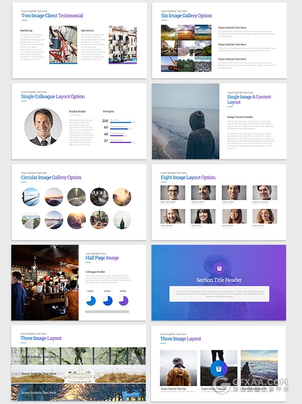 150精美渐变色商务多用途keynote模板 - 顶尖PPT