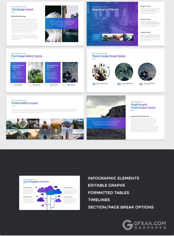 150精美渐变色商务多用途keynote模板 - 顶尖PPT