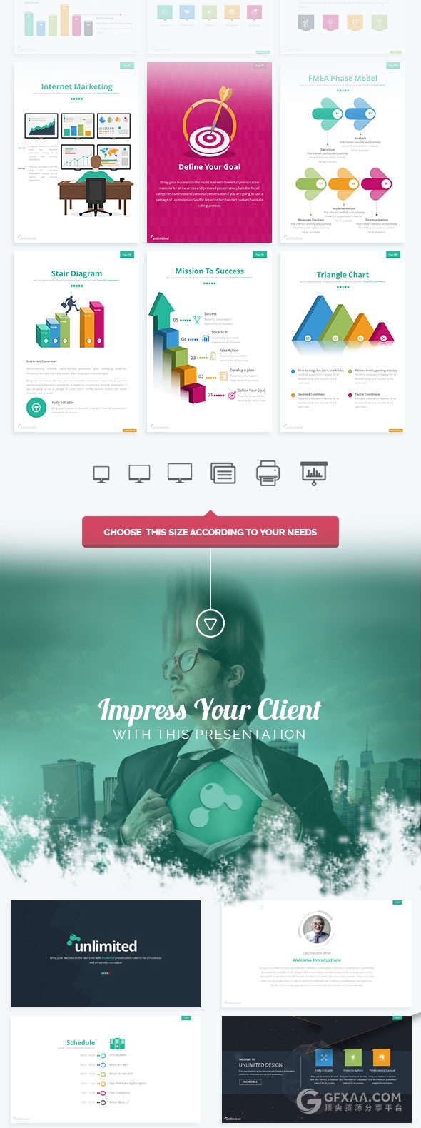 360页大型商务数据图表多用途keynote模板 - 顶尖PPT