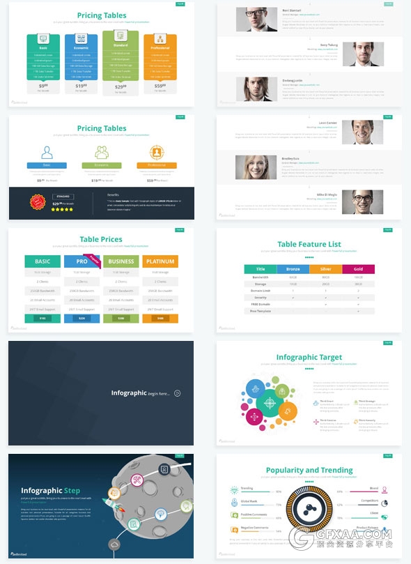 360页大型商务数据图表多用途keynote模板 - 顶尖PPT