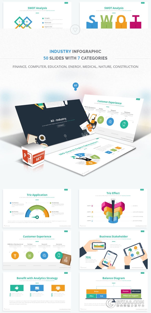 360页大型商务数据图表多用途keynote模板 - 顶尖PPT