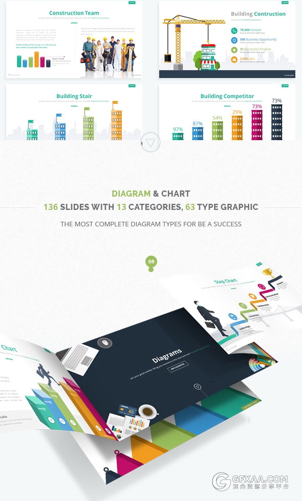 360页大型商务数据图表多用途keynote模板 - 顶尖PPT