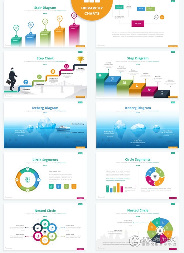 360页大型商务数据图表多用途keynote模板 - 顶尖PPT