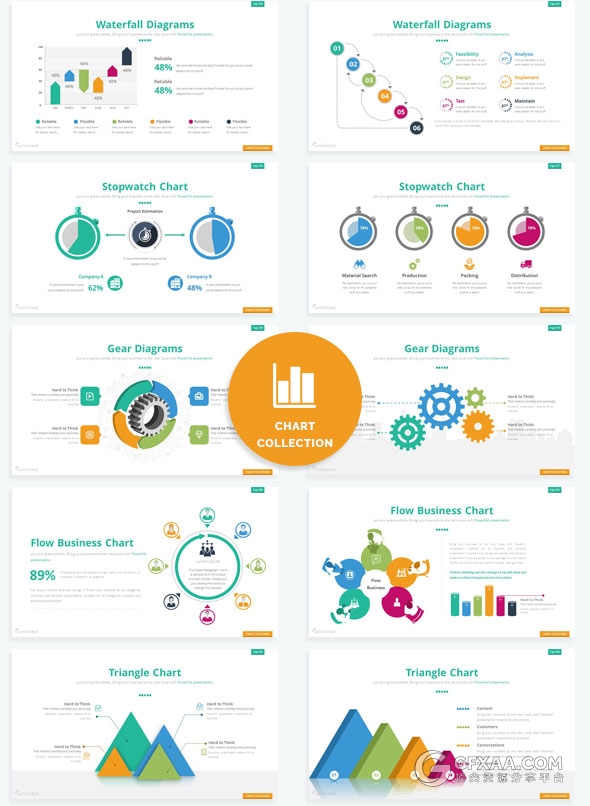 360页大型商务数据图表多用途keynote模板 - 顶尖PPT