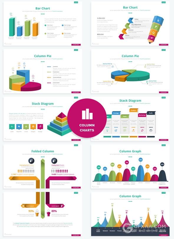 360页大型商务数据图表多用途keynote模板 - 顶尖PPT