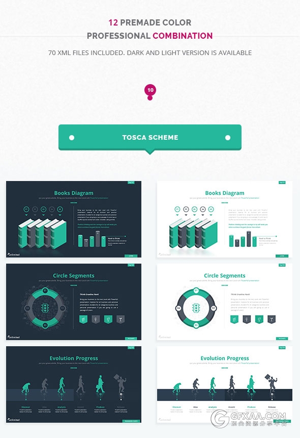 360页大型商务数据图表多用途keynote模板 - 顶尖PPT