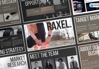 科技产品品牌推介方案产品展示营销Keynote模板 - 顶尖PPT