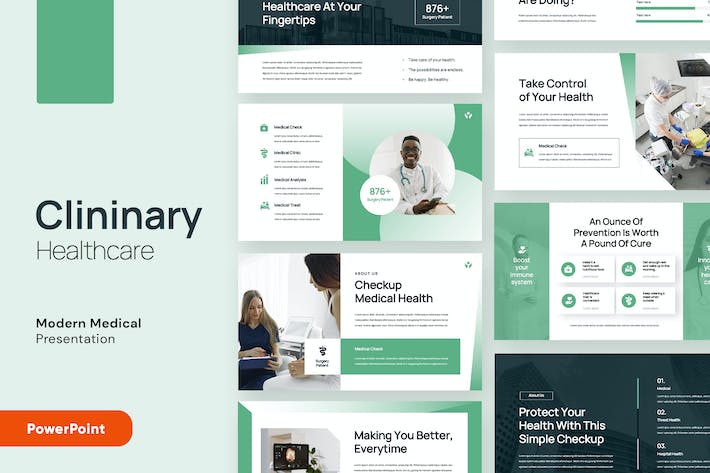 医疗健康保健行业PPT模板 - 顶尖PPT