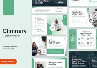 医疗健康保健行业PPT模板 - 顶尖PPT