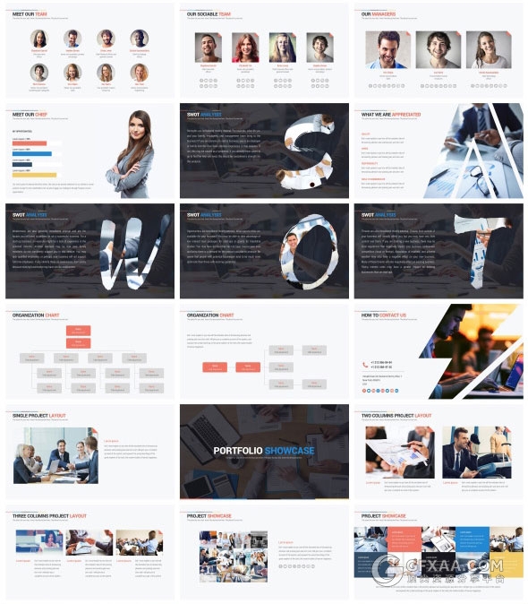 165页企业研究报告业务洽谈合作PPT模板 - 顶尖PPT