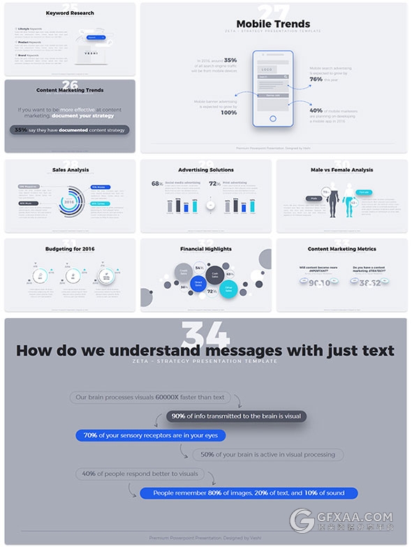 精美微粒体风格PPT模板5种配色主题450款icon - 顶尖PPT