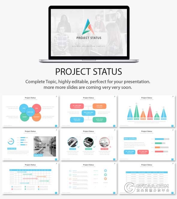420页大型商务报告逻辑图表通用PPT模板 - 顶尖PPT