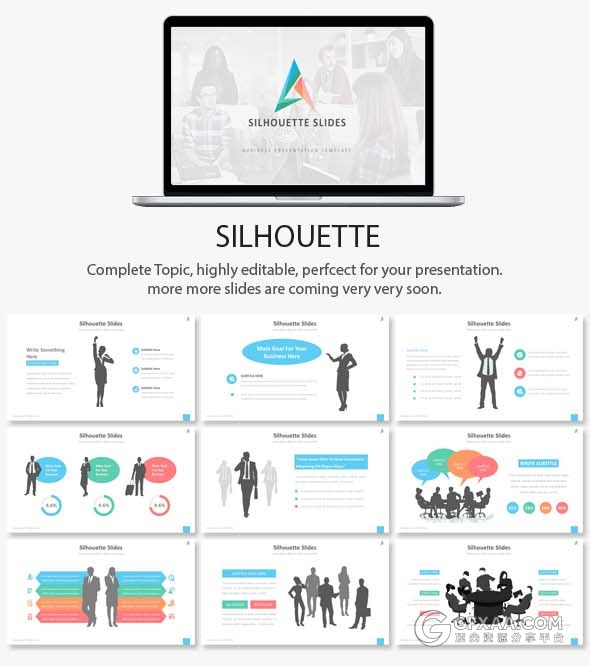 420页大型商务报告逻辑图表通用PPT模板 - 顶尖PPT