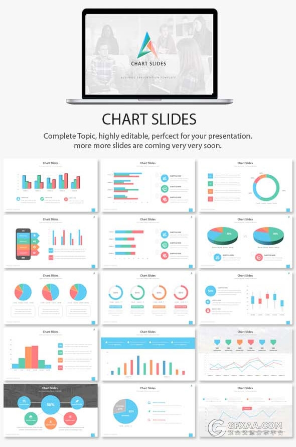 420页大型商务报告逻辑图表通用PPT模板 - 顶尖PPT