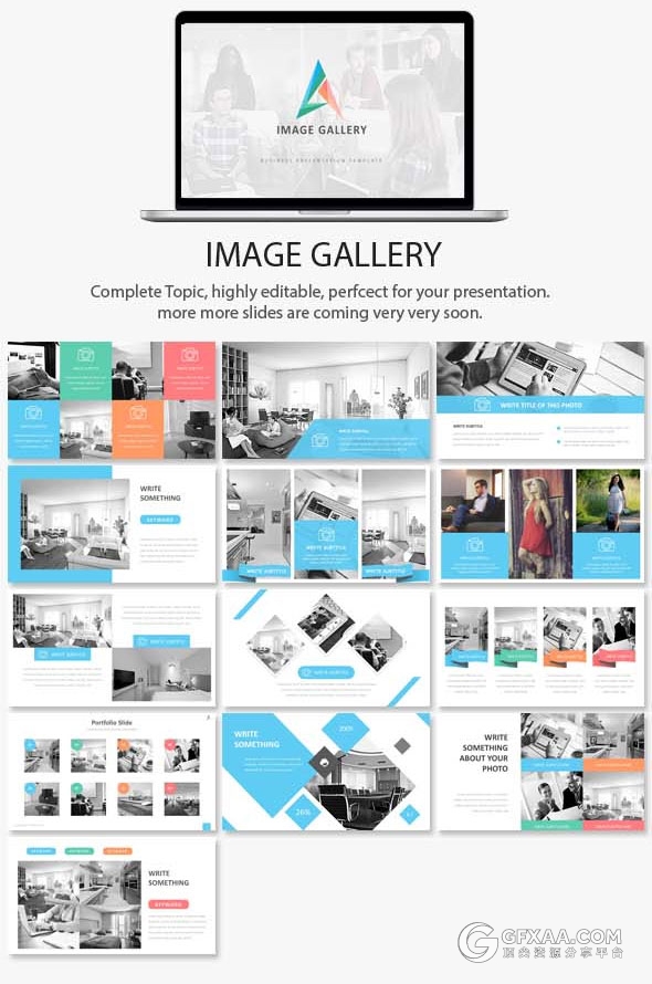 420页大型商务报告逻辑图表通用PPT模板 - 顶尖PPT