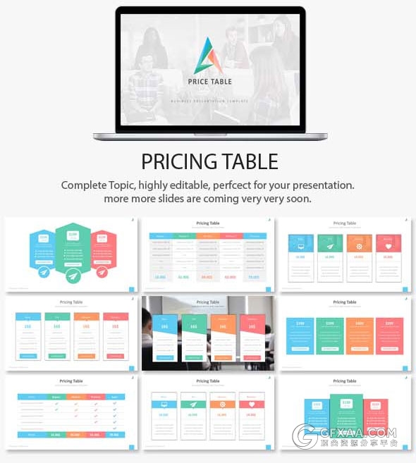420页大型商务报告逻辑图表通用PPT模板 - 顶尖PPT