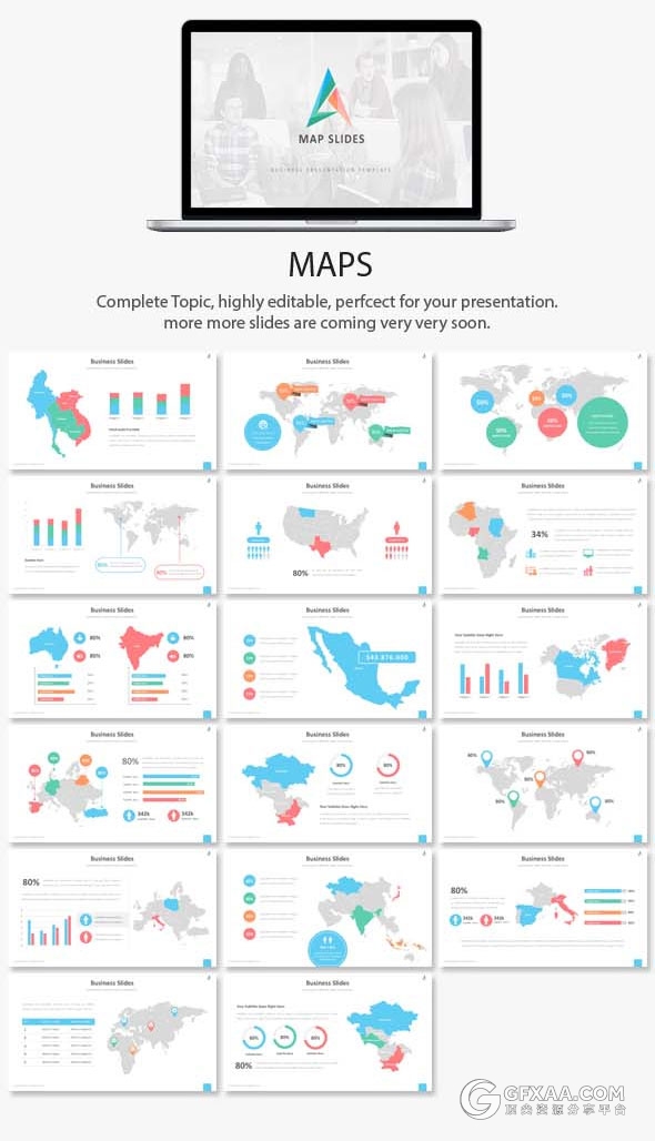 420页大型商务报告逻辑图表通用PPT模板 - 顶尖PPT