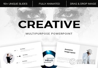 91页极简文艺商务多用途风格PPT模板 - 顶尖PPT