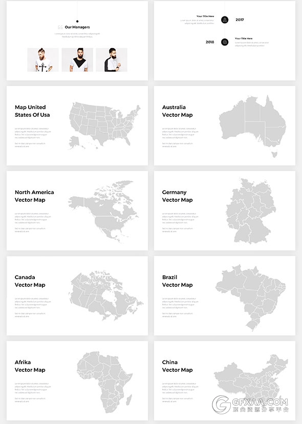 91页极简文艺商务多用途风格PPT模板 - 顶尖PPT