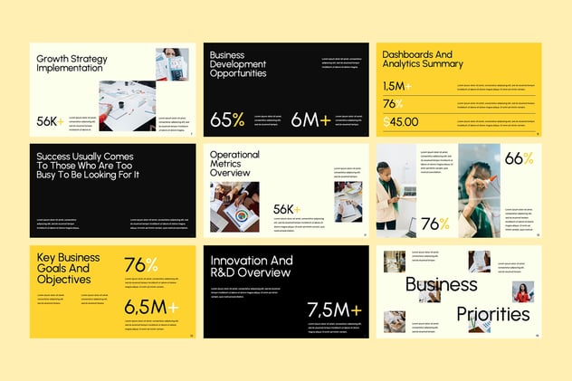 商业数据报告财务分析PPT模板 - 顶尖PPT