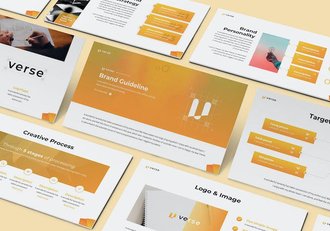 品牌手册设计规范建设PPT模板 - 顶尖PPT