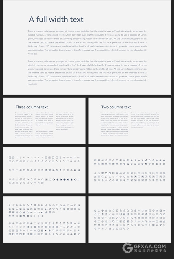 105页摄影图片展示多用途商务PPT模板 - 顶尖PPT