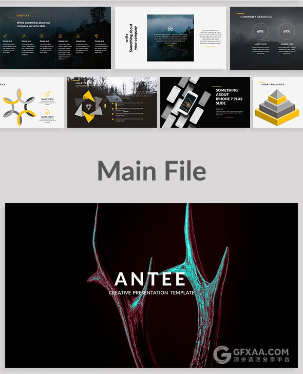 92页极简风格商务多用途PPT模板 - 顶尖PPT