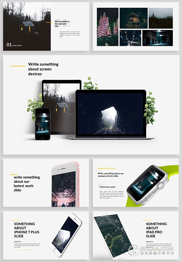 92页极简风格商务多用途PPT模板 - 顶尖PPT