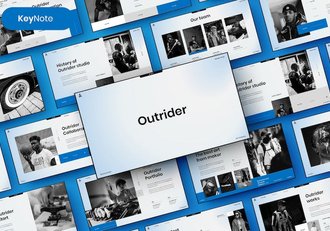 商务企业组织讲述展示Keynote模板 - 顶尖PPT