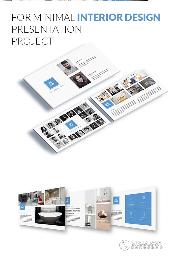 100页扁平化多种图表商务通用PPT模板 - 顶尖PPT