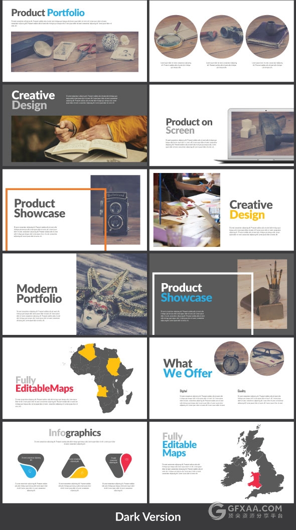 60多页简约大气设计商务多用途PPT模板 - 顶尖PPT